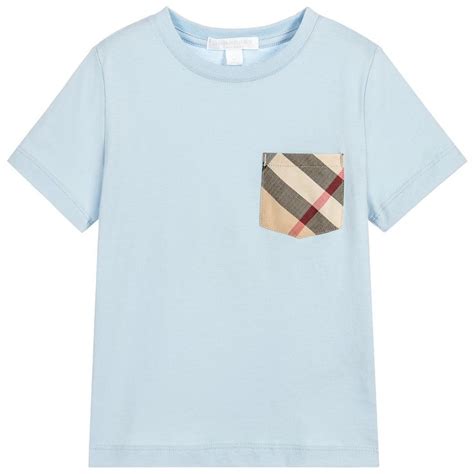 boys blue burberry shirt|Burberry infant boy clothes.